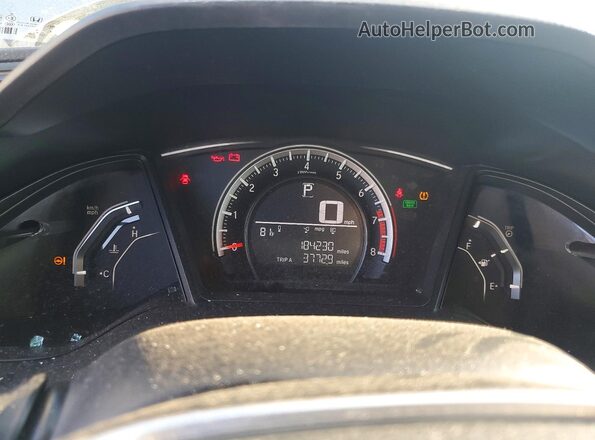 2HGFC2F58GH514444 2016 HONDA CIVIC Silver ხელსაწყოთა პანელის ხედი