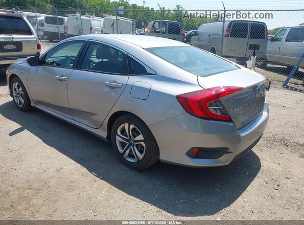 2HGFC2F58GH521264 2016 HONDA CIVIC Серебряный Задняя левая четверть