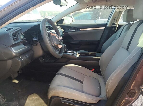 2HGFC2F58GH528232 2016 HONDA CIVIC Black Front interior view