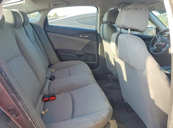 2HGFC2F58GH528232 2016 HONDA CIVIC Black Rear seats view