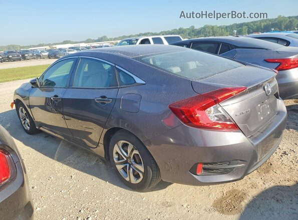 2HGFC2F58GH528232 2016 HONDA CIVIC Black Rear left