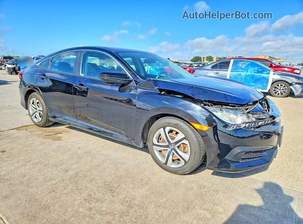 2HGFC2F58GH538422 2016 HONDA CIVIC Black Առջևի աջ