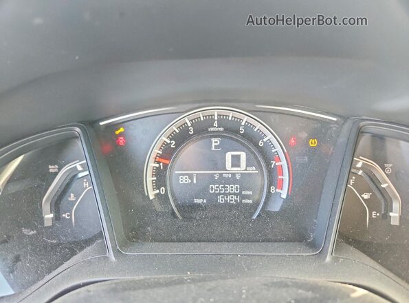 2HGFC2F58GH538422 2016 HONDA CIVIC Black Սարքավորումների վահանակի տեսք