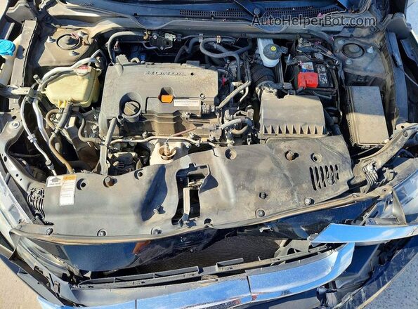2HGFC2F58GH538422 2016 HONDA CIVIC Black Սալոնի հետևի տեսք