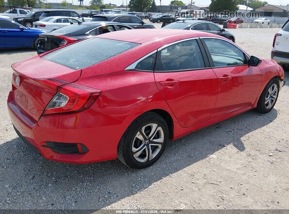 2HGFC2F58GH538940 2016 HONDA CIVIC Red უკანა მარჯვენა
