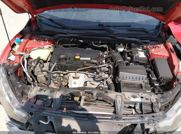 2HGFC2F58GH538940 2016 HONDA CIVIC Red უკანა ხედი