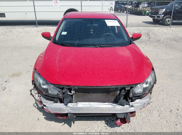 2HGFC2F58GH538940 2016 HONDA CIVIC Red ხელსაწყოთა პანელის ხედი