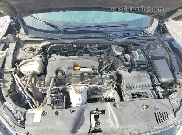 2HGFC2F58GH544883 2016 HONDA CIVIC Черный Вид задней части салона