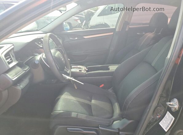 2HGFC2F58GH544883 2016 HONDA CIVIC Черный Вид салона спереди
