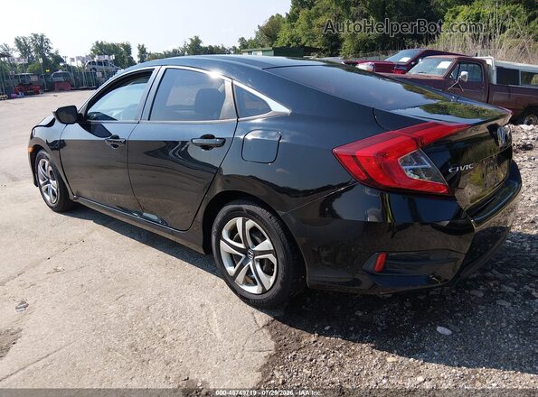 2HGFC2F58GH554619 2016 HONDA CIVIC Black Задня ліва чверть