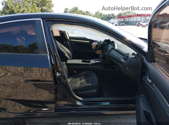 2HGFC2F58GH554619 2016 HONDA CIVIC Black Вид салону спереду