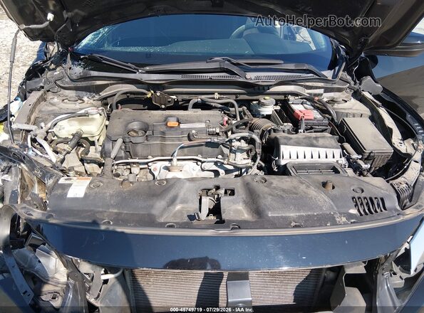 2HGFC2F58GH554619 2016 HONDA CIVIC Black Вид ззаду