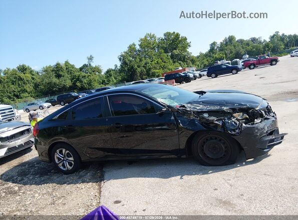 2HGFC2F58GH554619 2016 HONDA CIVIC Black Панорамний вид салону 360°