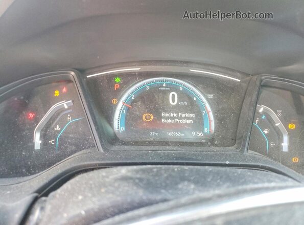 2HGFC2F58HH004581 2017 HONDA CIVIC Silver Widok zestawu wskaźników
