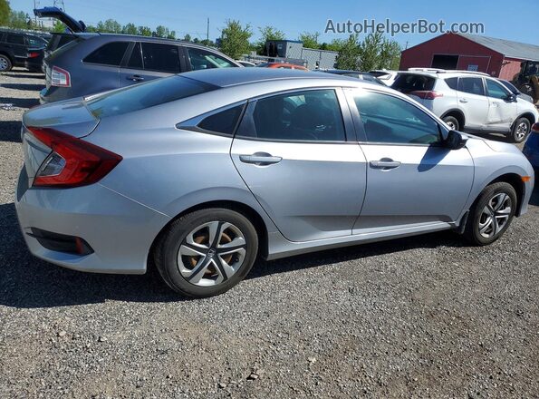2HGFC2F58HH004581 2017 HONDA CIVIC Silver Tył prawy