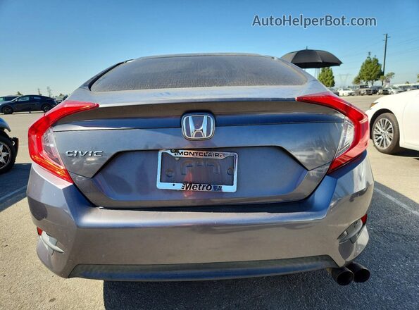 2HGFC2F58HH505017 2017 HONDA CIVIC Gray უკანა ხედი