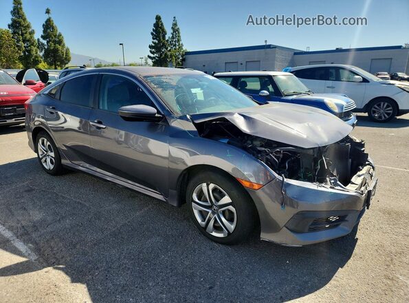 2HGFC2F58HH505017 2017 HONDA CIVIC Gray წინა მარჯვენა