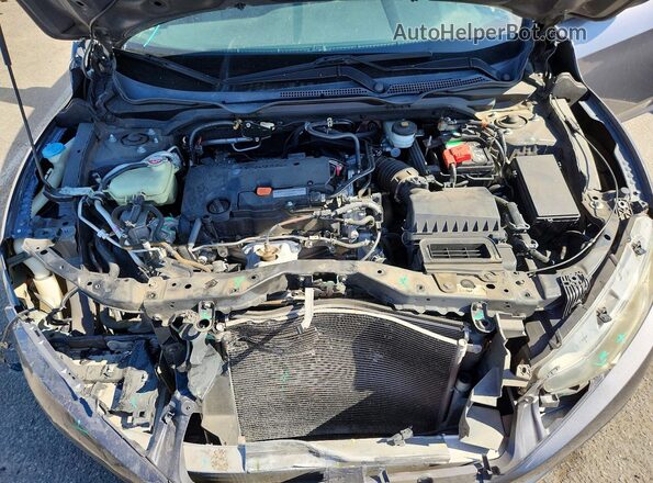 2HGFC2F58HH505017 2017 HONDA CIVIC Gray უკანა სალონის ხედი