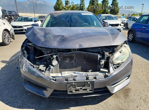 2HGFC2F58HH505017 2017 HONDA CIVIC Gray წინა ხედი