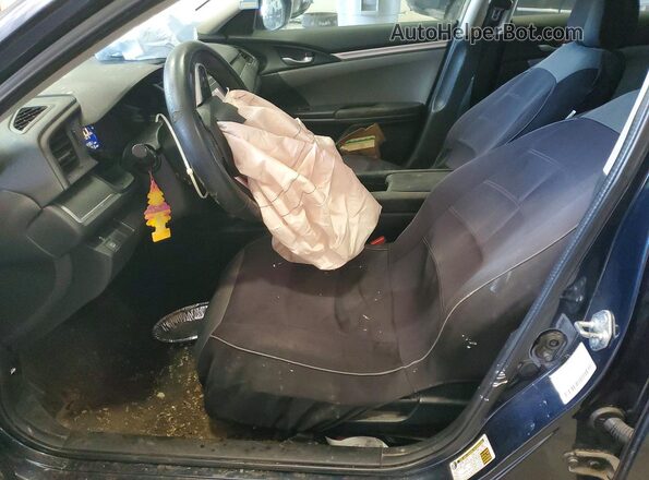 2HGFC2F58HH511304 2017 HONDA CIVIC Blue წინა სალონის ხედი