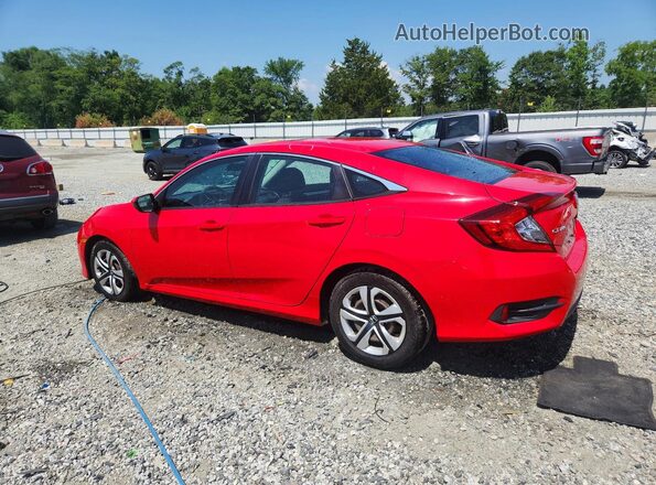 2HGFC2F58HH522092 2017 HONDA CIVIC Красный Задняя левая четверть