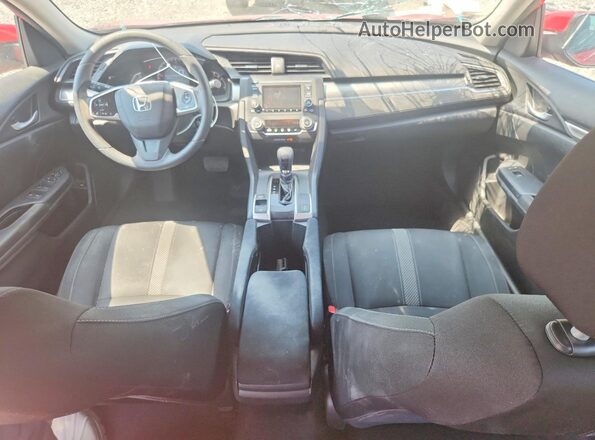 2HGFC2F58HH522092 2017 HONDA CIVIC Красный Вид панели приборов