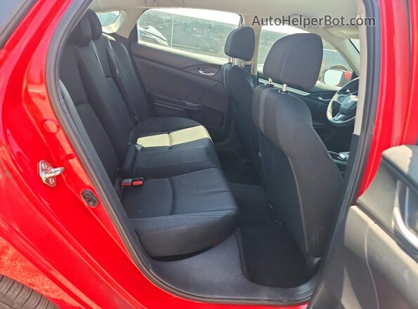 2HGFC2F58HH522092 2017 HONDA CIVIC Красный Вид задних сидений
