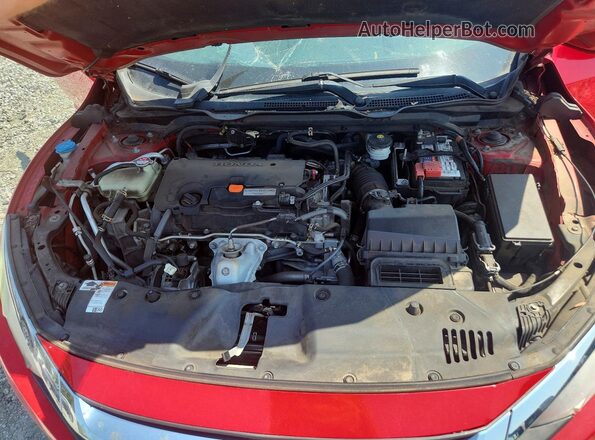 2HGFC2F58HH522092 2017 HONDA CIVIC Красный Вид задней части салона