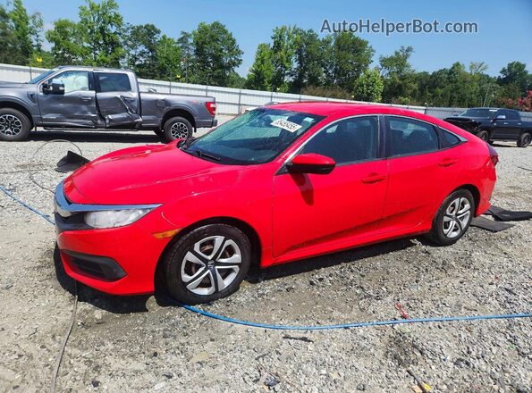 2HGFC2F58HH522092 2017 HONDA CIVIC Красный Вид щитка приборов