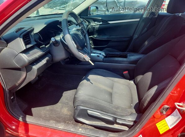 2HGFC2F58HH522092 2017 HONDA CIVIC Красный Вид салона спереди