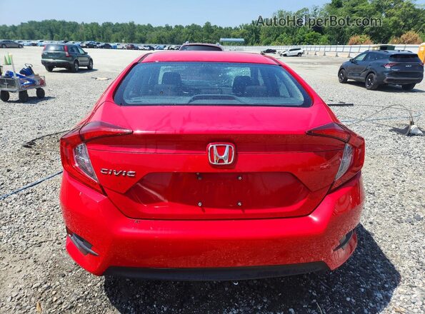 2HGFC2F58HH522092 2017 HONDA CIVIC Красный Вид сзади