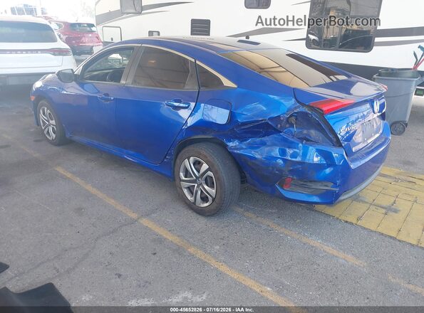 2HGFC2F58HH529849 2017 HONDA CIVIC Синий Задняя левая четверть