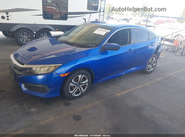 2HGFC2F58HH529849 2017 HONDA CIVIC Синий Передняя левая четверть