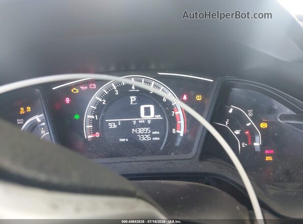 2HGFC2F58HH529849 2017 HONDA CIVIC Синий Вид задних сидений