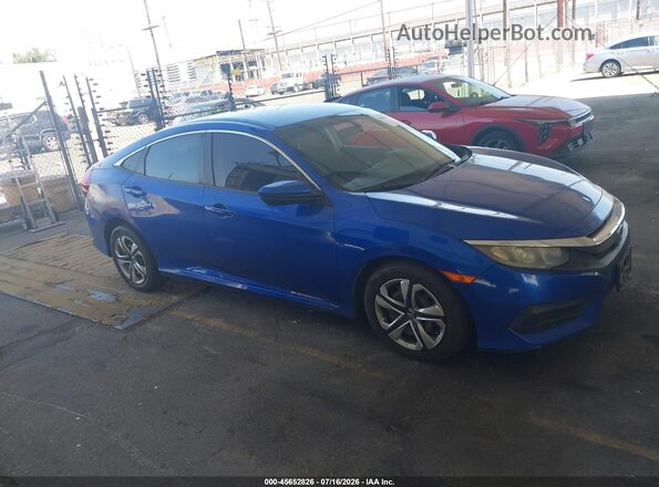 2HGFC2F58HH529849 2017 HONDA CIVIC Синий Вид задней части салона