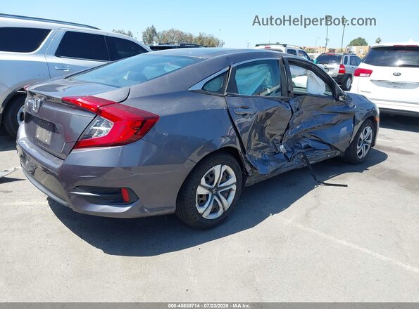2HGFC2F58HH539491 2017 HONDA CIVIC Gray Trasero derecho