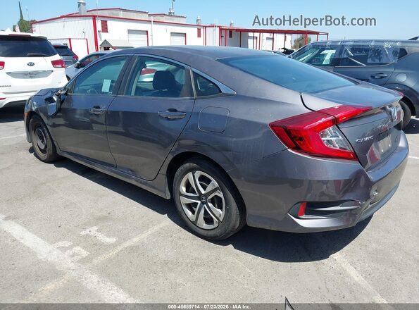 2HGFC2F58HH539491 2017 HONDA CIVIC Gray Trasero izquierdo