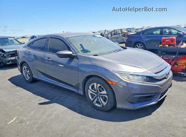 2HGFC2F58HH540396 2017 HONDA CIVIC Gray წინა მარჯვენა