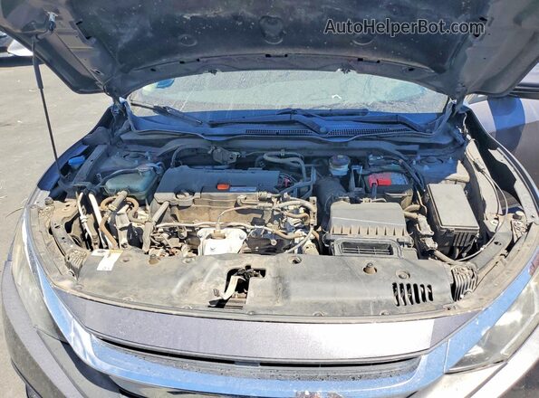 2HGFC2F58HH540396 2017 HONDA CIVIC Gray უკანა სალონის ხედი