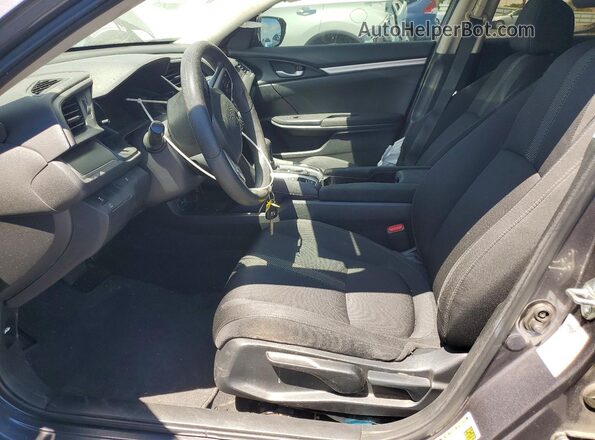 2HGFC2F58HH540396 2017 HONDA CIVIC Gray წინა სალონის ხედი