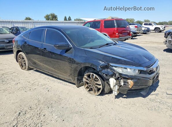 2HGFC2F58HH571454 2017 HONDA CIVIC Black წინა მარჯვენა