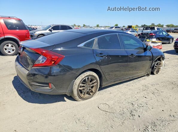 2HGFC2F58HH571454 2017 HONDA CIVIC Black უკანა მარჯვენა