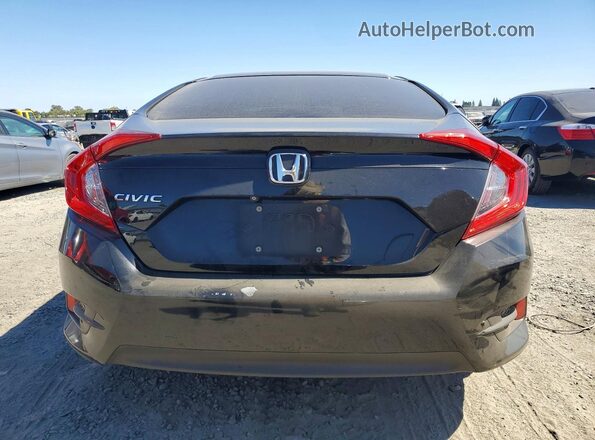 2HGFC2F58HH571454 2017 HONDA CIVIC Black უკანა ხედი