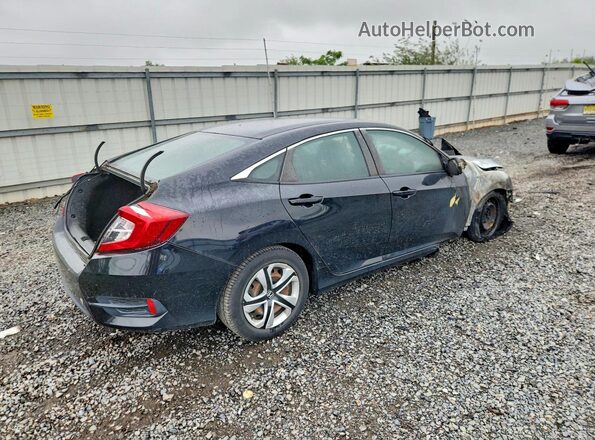 2HGFC2F58HH576718 2017 HONDA CIVIC Black Задня права чверть