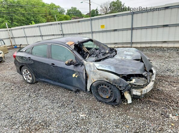 2HGFC2F58HH576718 2017 HONDA CIVIC Black Передня права чверть