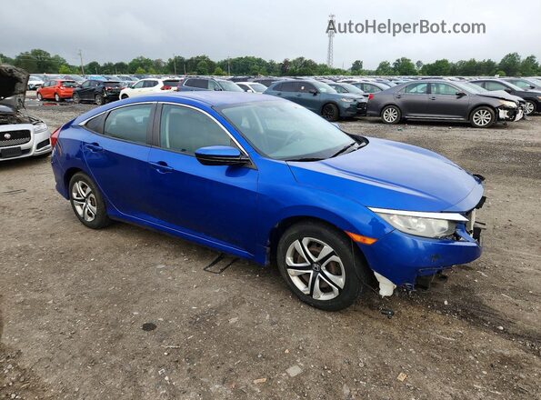 2HGFC2F58JH509347 2018 HONDA CIVIC Blue Delantero derecho