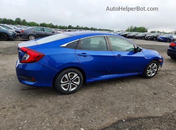 2HGFC2F58JH509347 2018 HONDA CIVIC Blue Trasero derecho