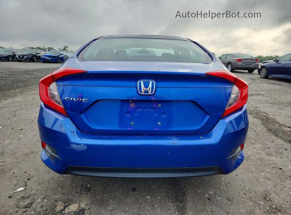 2HGFC2F58JH509347 2018 HONDA CIVIC Blue Vista trasera