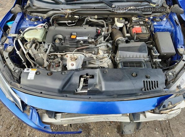 2HGFC2F58JH509347 2018 HONDA CIVIC Blue Vista interior trasera
