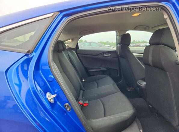 2HGFC2F58JH509347 2018 HONDA CIVIC Blue Vista de los asientos traseros